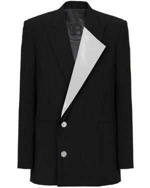 Balmain Black Viscose Blazer
