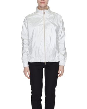 Suns Polyester Jackets & Coat - White