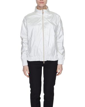 Suns Polyester Jackets & Coat - White