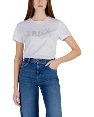 Liu Jo Cotton T-Shirt - Blue