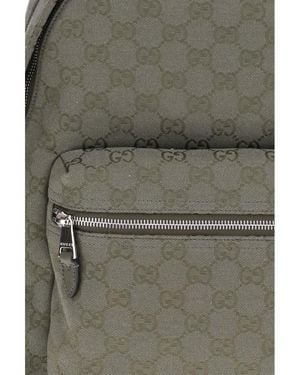 Gucci GG Fabric Backpack - Green