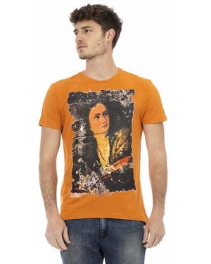TRUSSARDI ACTION Orange Cotton Men's T