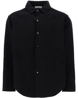 Fear Of God Oversized Virgin Wool Shirt - Black