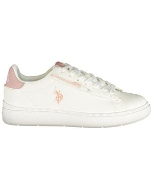 U.S. POLO ASSN. White Polyurethane 's Sneaker