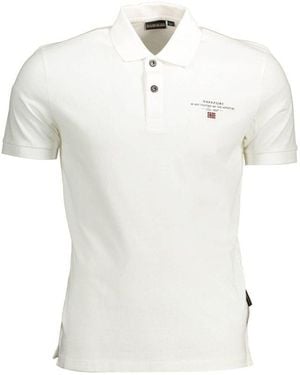 Napapijri Cotton Polo Shirt - White