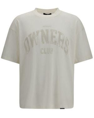Represent White Cotton T - Grey
