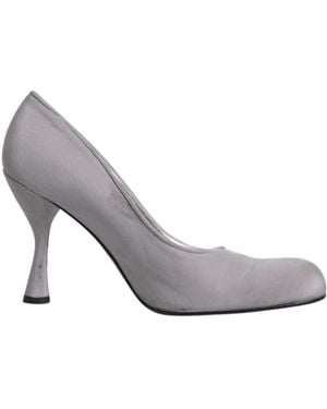 Dolce & Gabbana Satin Court Shoes Heels - Grey