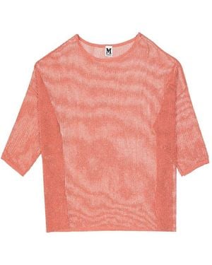 Missoni Multicolor Metallic Fiber Sweatshirt - Pink