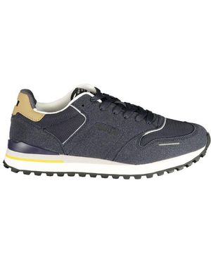 Gas Blu Polyester Men Trainer - Blue