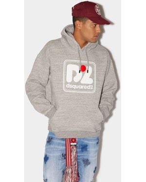 DSquared² Grey Fibres Sweatshirt