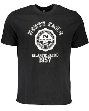 North Sails Cotton T-Shirt - Black