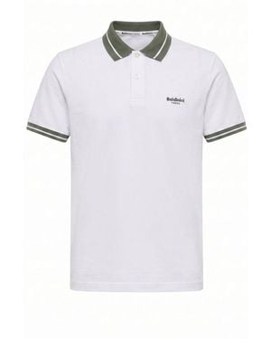 Baldinini White Cotton Men Polo