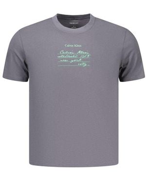 Calvin Klein Grey Cotton T