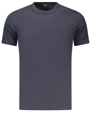 K-Way Blue Cotton Men's T-shirt - S