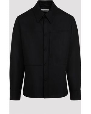 Jil Sander Black Wool Shirt