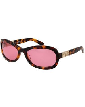 Gcds Brown Acetate Sunglasses - Red