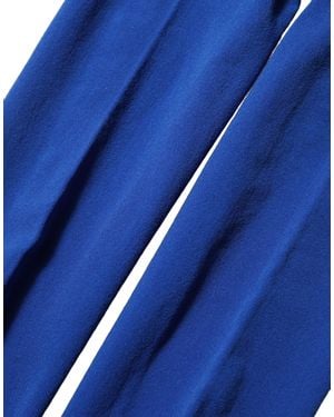 Dolce & Gabbana Blue Nylon Tights Stocking Pantyhose Socks