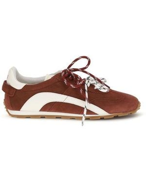 DSquared² Multicolor Calf Leather Bos Taurus Low Top Sneakers - Brown