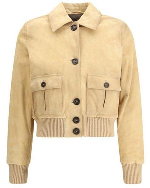 Valstar Beige Goatskin Jacket - Natural