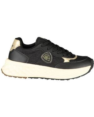 Blauer Black Leather Sneaker