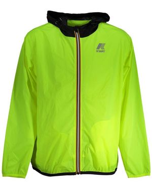 K-Way Yellow Polyamide Jacket - Green