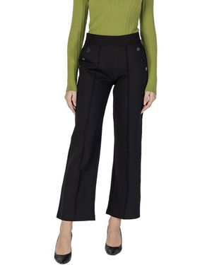 Street One Black Viscose Casual Trousers