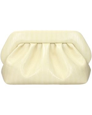 THEMOIRÈ Beige Leather Clutch Bag - Natural