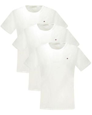 Tommy Hilfiger Bianco Cotton Men T - White