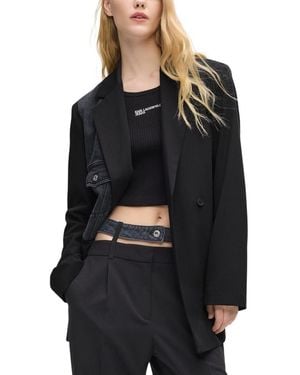 KARL LAGERFELD Polyester Blazer - Black