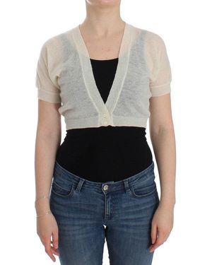 Ermanno Scervino Wool Cardigan Jumper - White