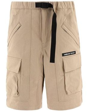 Ambush Cotton Bermuda Shorts - Natural