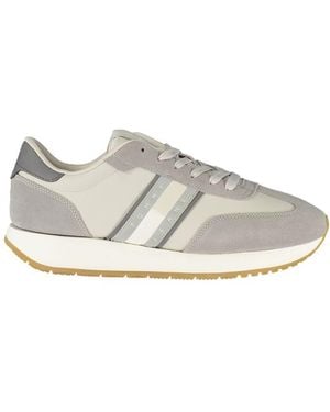 Tommy Hilfiger Brown Leather Men Sneaker