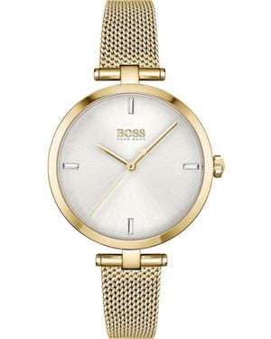 BOSS Gold Stainless Steel Stainless Steel Watch - Metallic