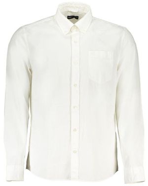 North Sails White Cotton Men Shirt