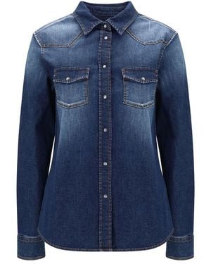 Jacob Cohen Blue Denim Shirt
