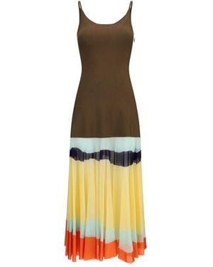 Fendi Multicolour Viscose Casual Dress