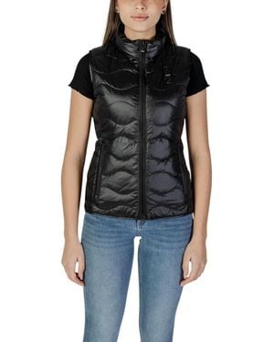 Blauer Polyamide Sleveless Jacket - Black