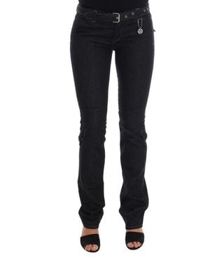 CoSTUME NATIONAL Blue Cotton Stretch Slim Fit Jeans