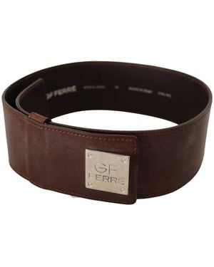 Gianfranco Ferré Elegant Genuine Leather Fashion Belt - Brown