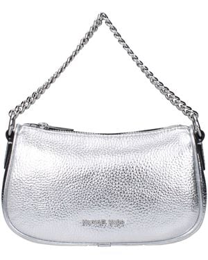 Michael Kors Carmela Leather Handbag - White