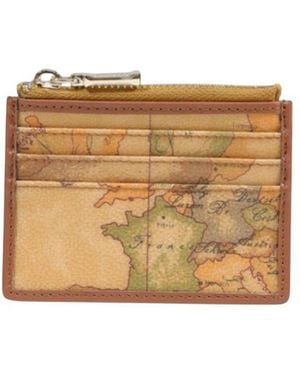 Alviero Martini 1A Classe Beige Pvc Cardholder - Natural