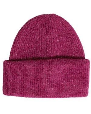 Pieces Pink Recycled Polyester Hat - Purple
