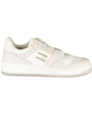 Tommy Hilfiger Leather Trainer - White