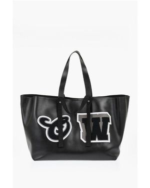 Off-White c/o Virgil Abloh Black Calfskin Tote Bag