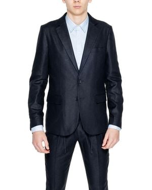 Antony Morato Linen Suit - Blue