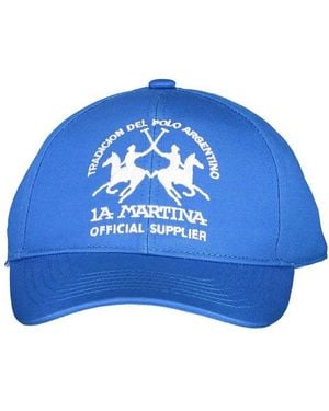 La Martina Cotton Cap - Blue