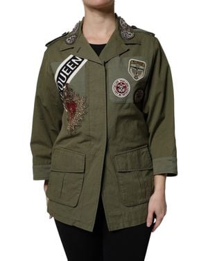 Dolce & Gabbana Cotton Blazer - Green