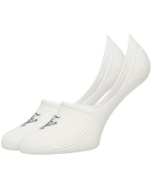 Tommy Hilfiger White Cotton Socks