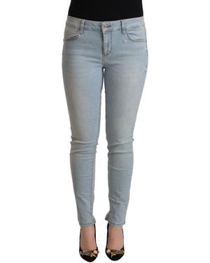 Liu Jo Light Mid Waist Skinny Denim - Blue