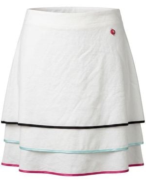 Trussardi White Viscose Skirt